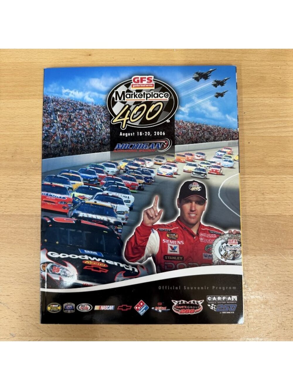 Nascar GFS Marketplace 400 Michigan International Speedway 2006 Program